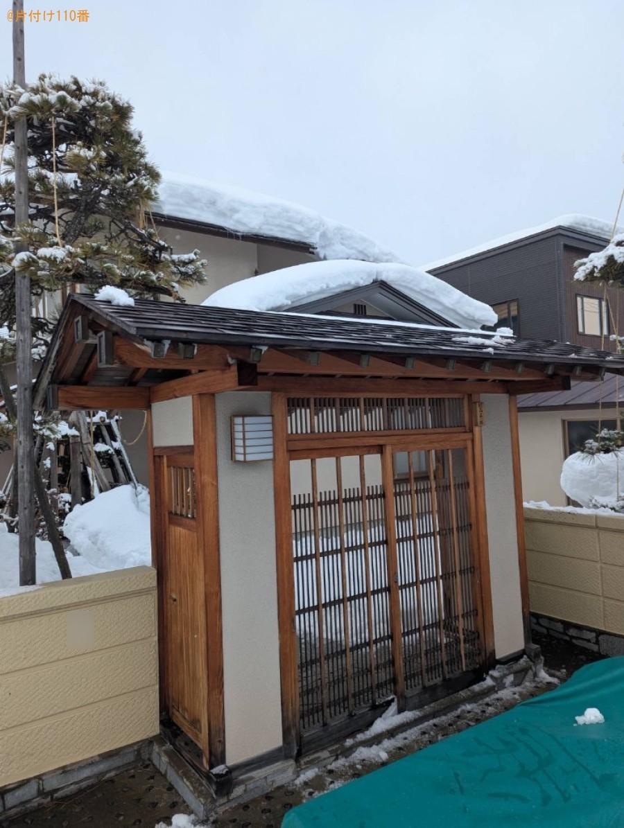 屋根の雪下ろし、排雪作業ご依頼　お客様の声